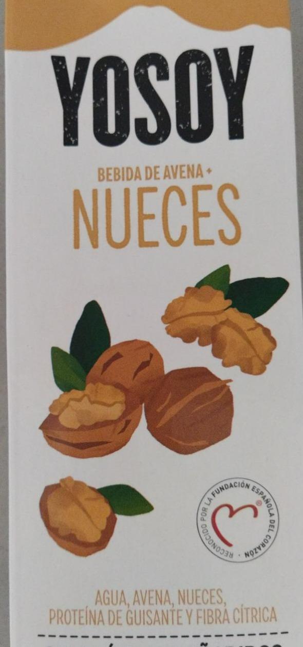 Fotografie - Yosoy bebida de avena nueces Nuevo