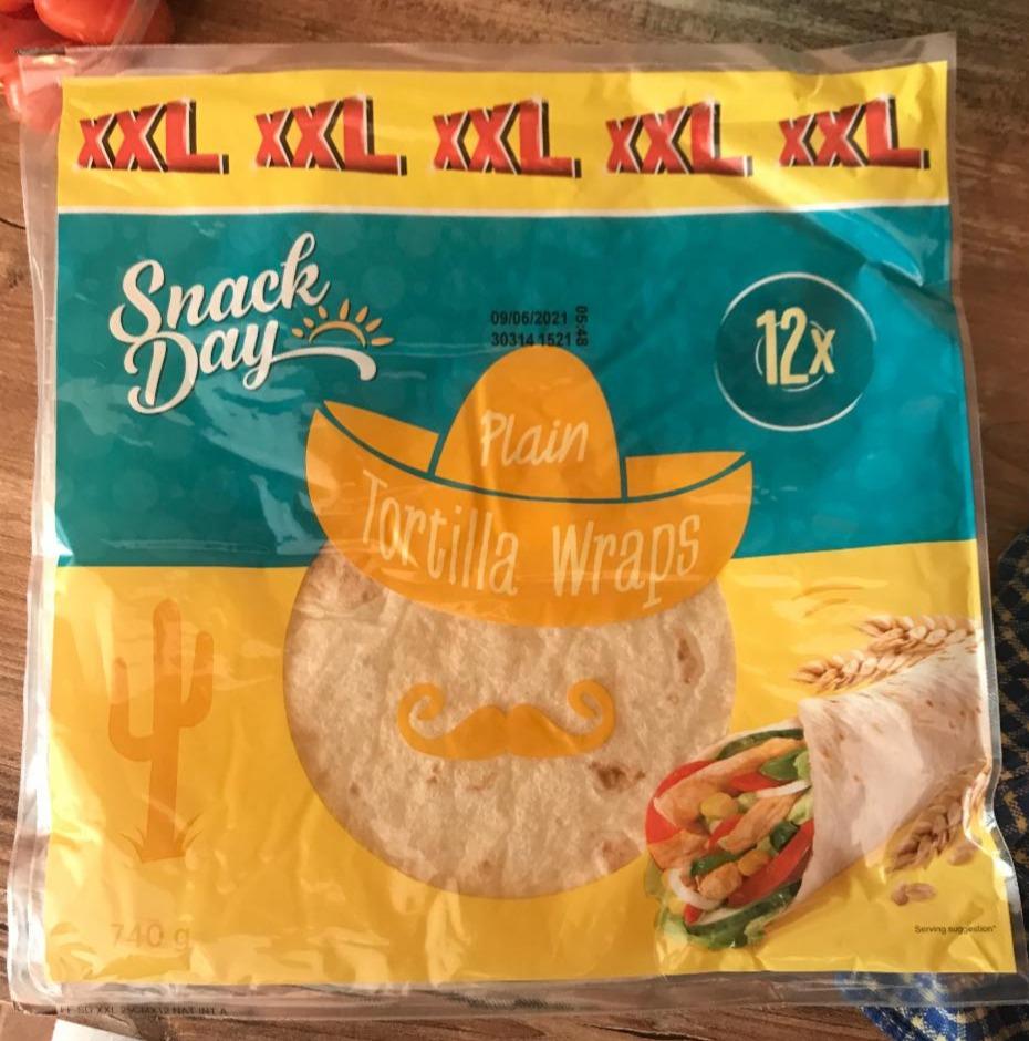 Fotografie - tortilla wraps plain Snack Day