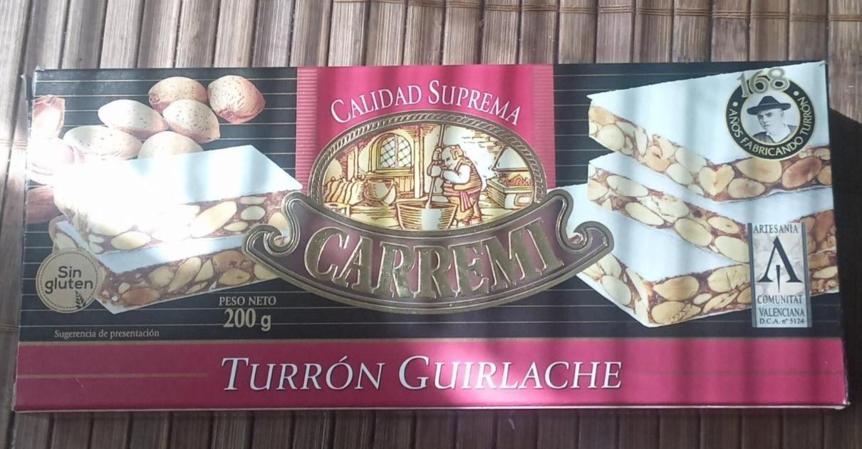 Fotografie - Turrón Guirlache Carremi