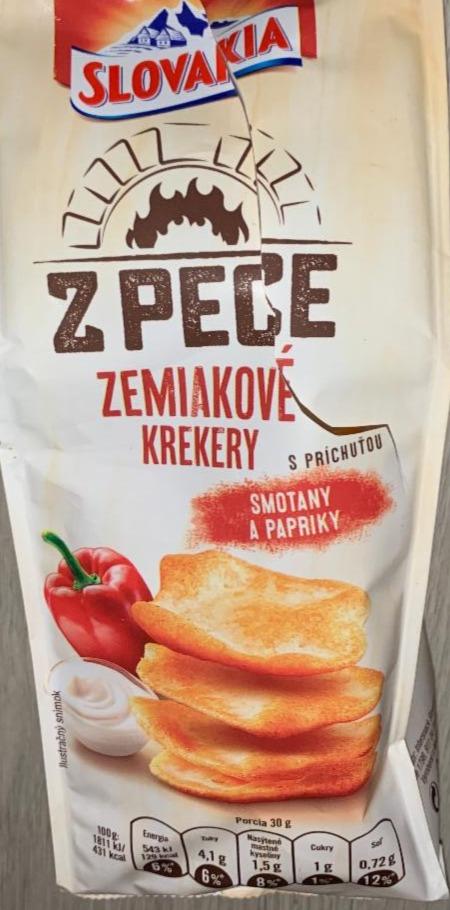 Fotografie - Slovakia Z pece Zemiakové krekery s príchuťou smotany a papriky