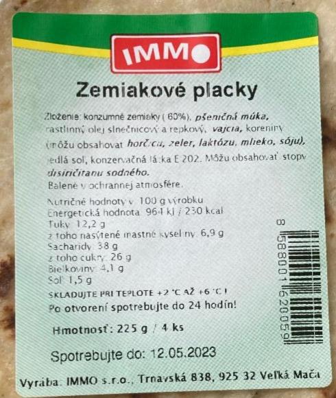 Fotografie - IMMO zemiakové placky 