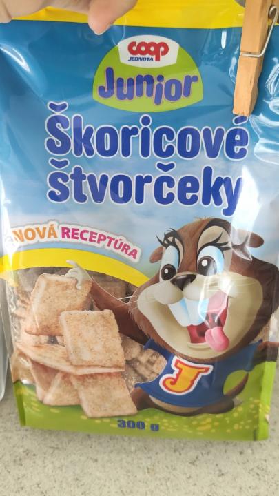 Fotografie - škoricové štvorčeky Coop Jednota