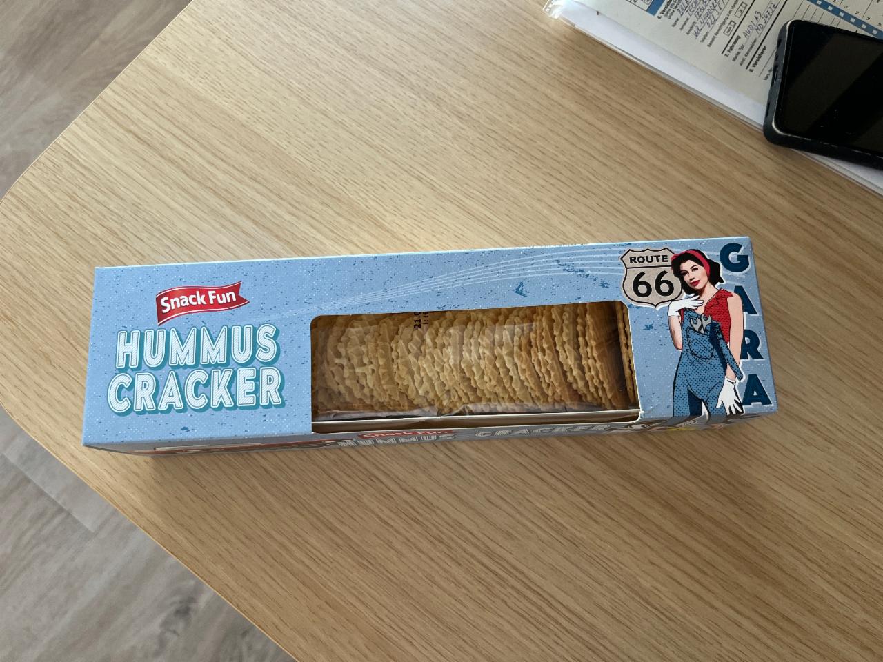 Fotografie - Snack Fun Hummus cracker