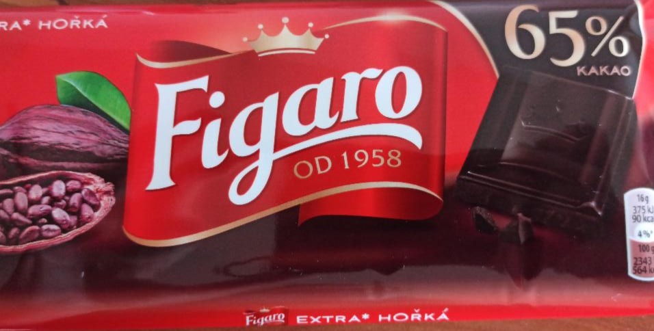 Fotografie - Figaro extra horká 65%