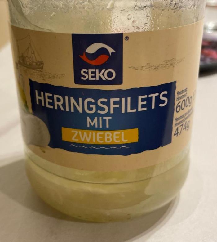 Fotografie - Heringsfilets mit zweibel Seko