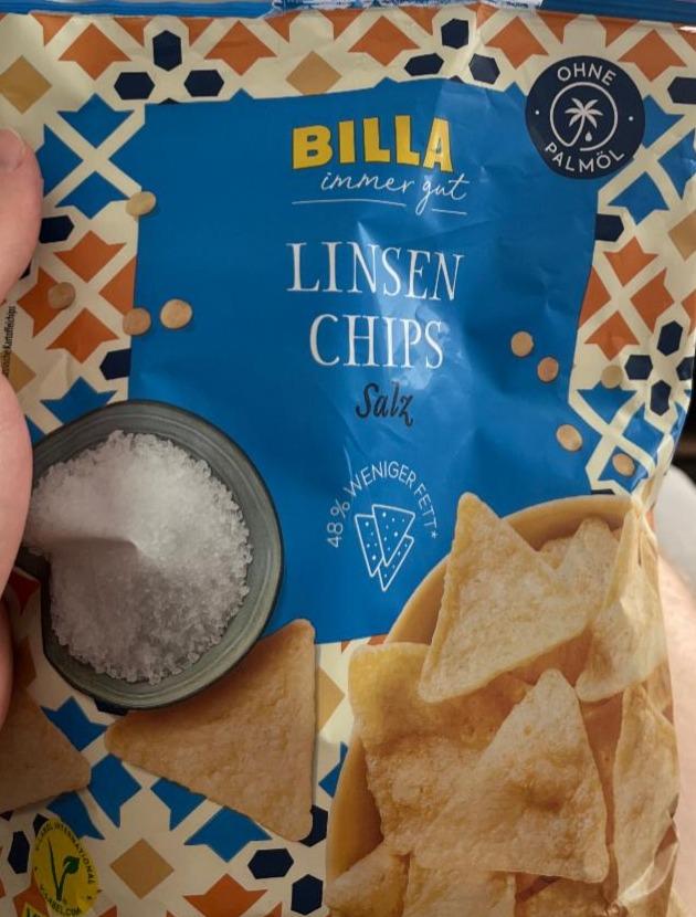 Fotografie - Linsen Chips Salz Billa