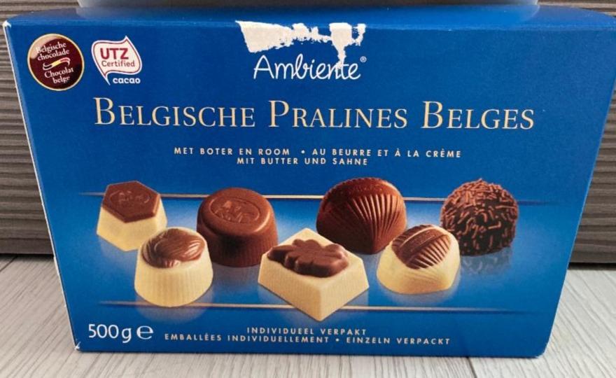 Fotografie - belgische pralines belges
