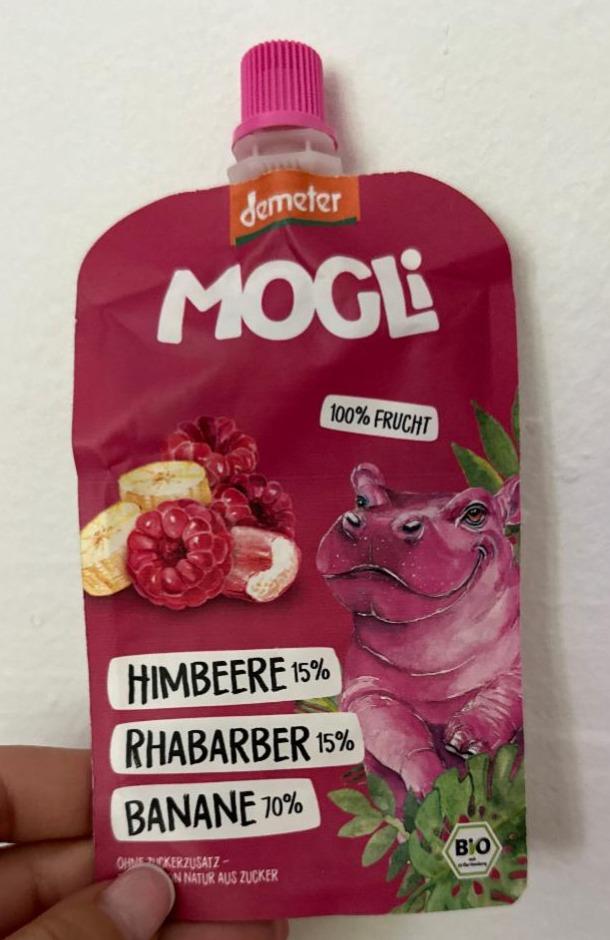 Fotografie - Mogli Himbeere Rhabarber Banane demeter