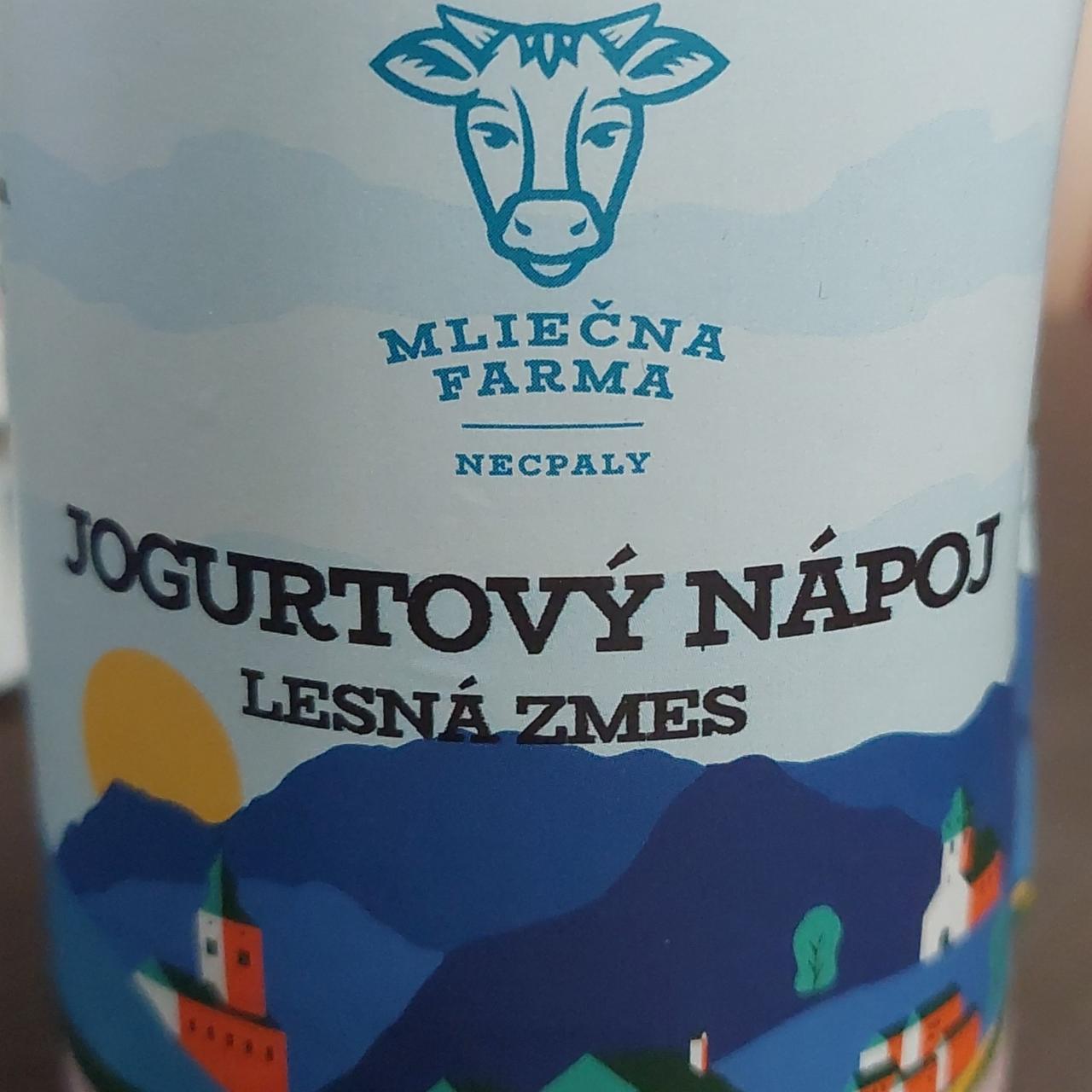 Fotografie - Jogurtový nápoj Lesná zmes Mliečna farma Necpaly