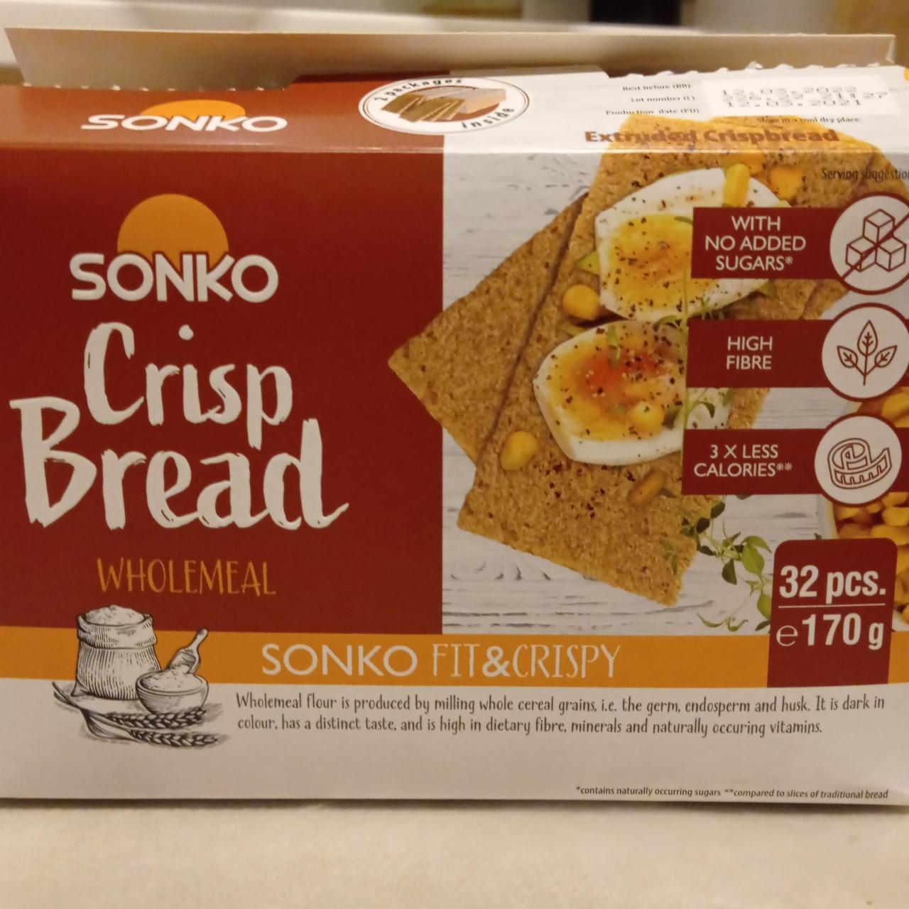 Fotografie - Crisp Bread wholemeal Sonko