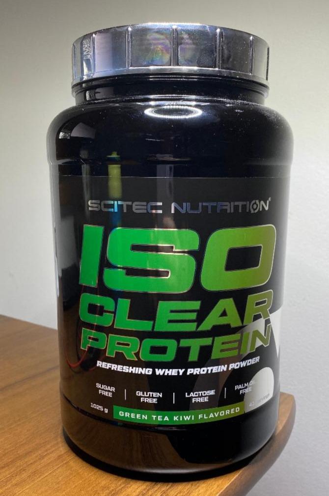 Fotografie - ISO Clear Protein Green Tea Kiwi Scitec Nutrition