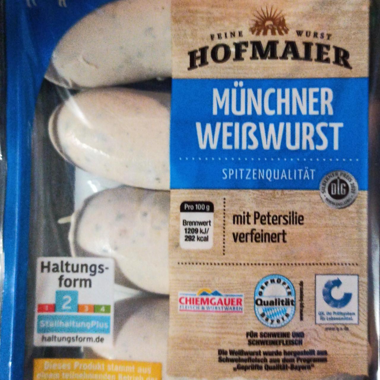 Fotografie - Münchner Weißwurst Hofmaier