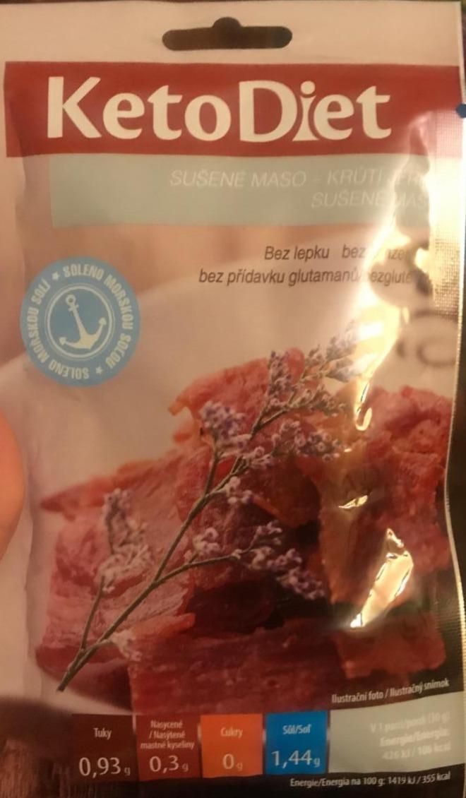 Fotografie - sušené mäso morčacie jerky KetoDiet