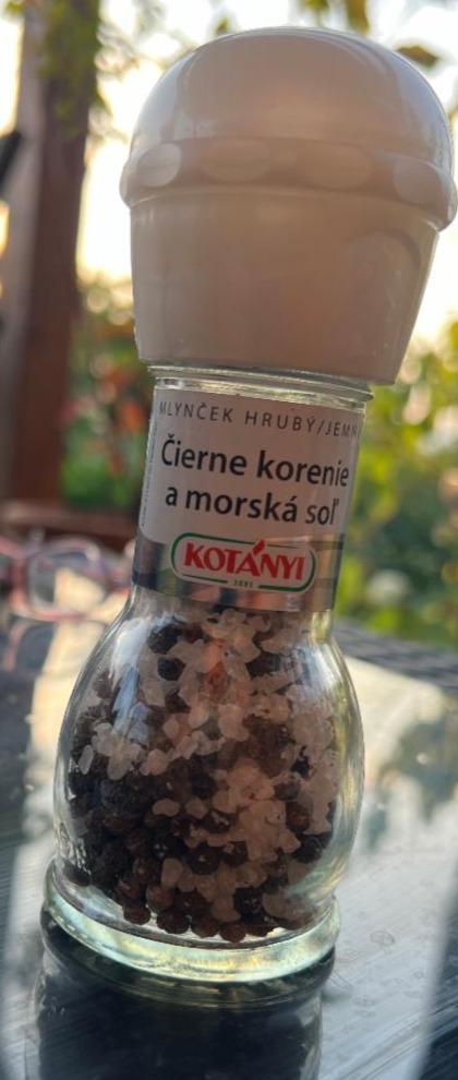 Fotografie - Čierne korenie a morská soľ Kotányi