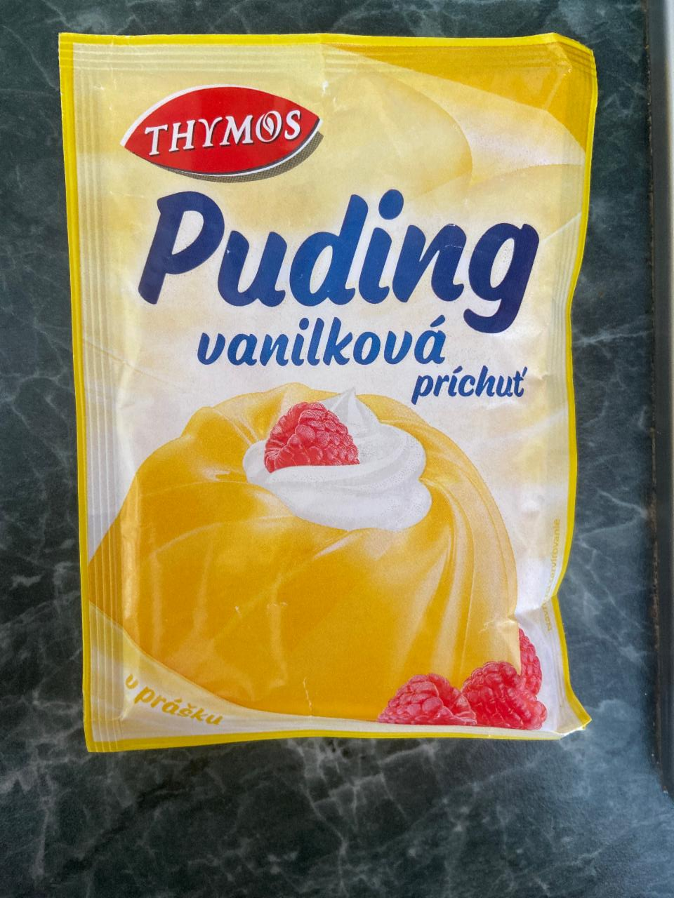 Fotografie - puding vanilková príchuť thymos