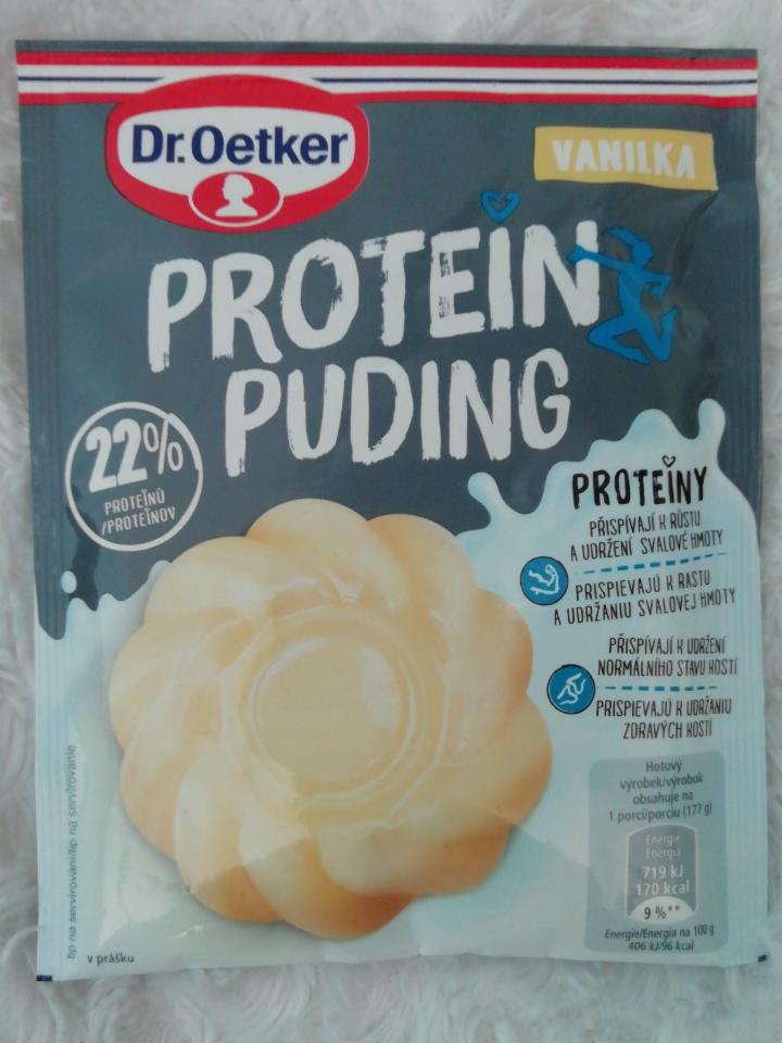 Fotografie - Dr. Oetker Protein puding vanilka (35g)