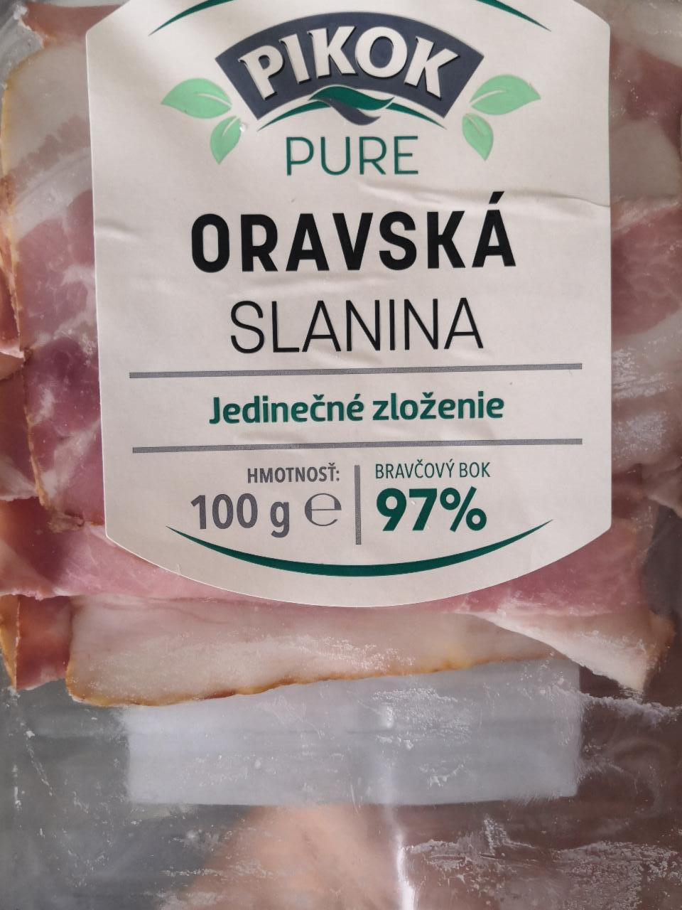 Fotografie - Oravská slanina 97% Pikok Pure