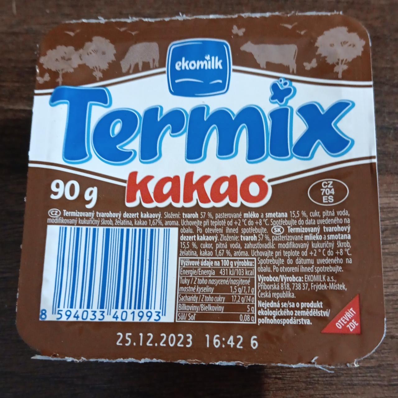 Fotografie - Termix kakao Ekomilk