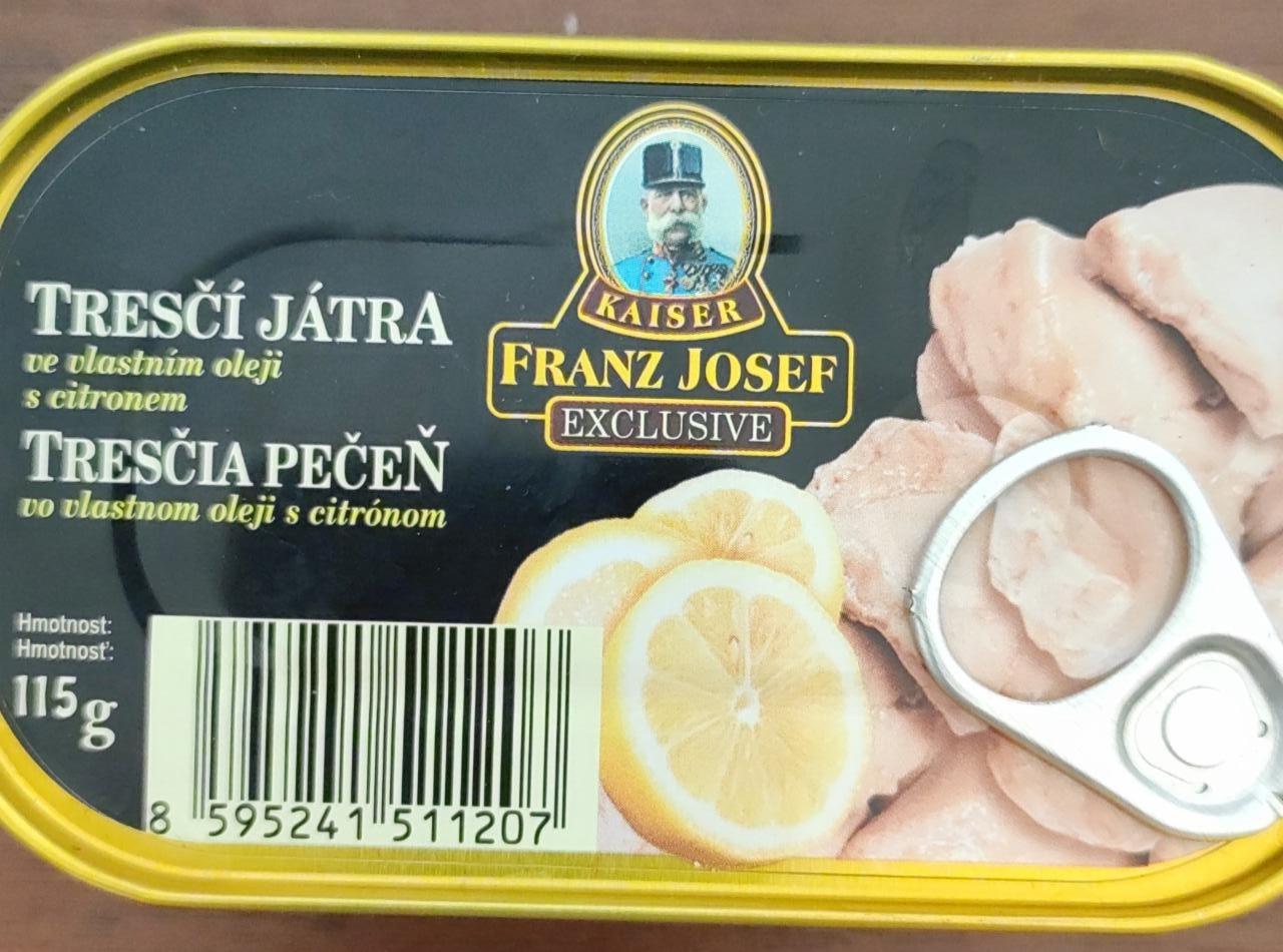 Fotografie - Treščia pečeň vo vlastnom oleji s citrónom Kaiser Franz Josef Exclusive