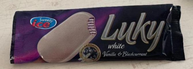 Fotografie - Luky white Vanilla & Blackcurrant Sweety ice