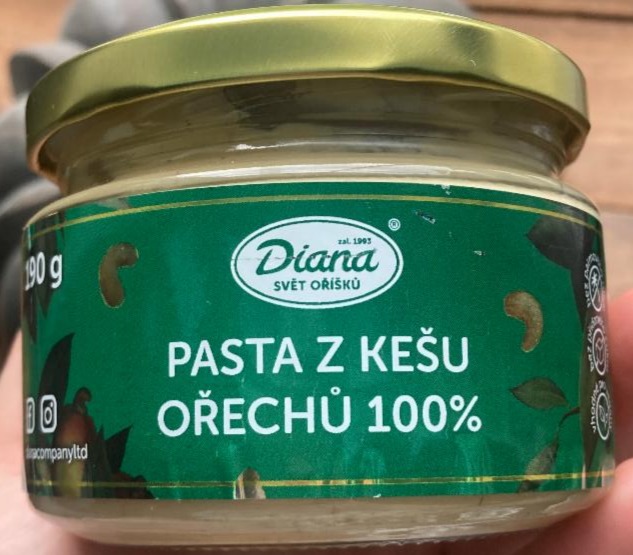 Fotografie - Pasta z kešu ořechů 100% Diana Svět oříšků