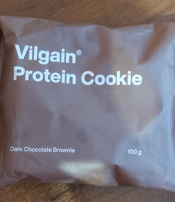 Fotografie - Vilgain protein cookie Dark chocolate Brownie