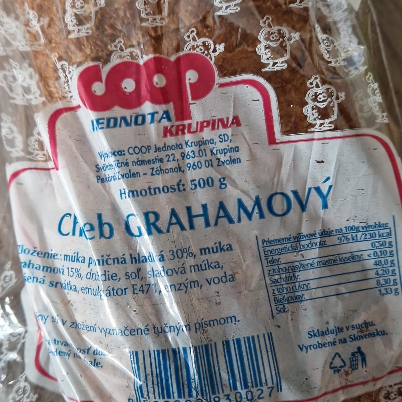 Fotografie - Chlieb grahamový Coop Jednota Krupina