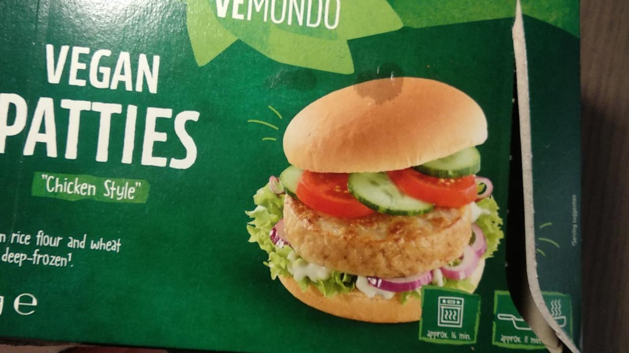 Fotografie - Vegan patties chicken style Vemondo