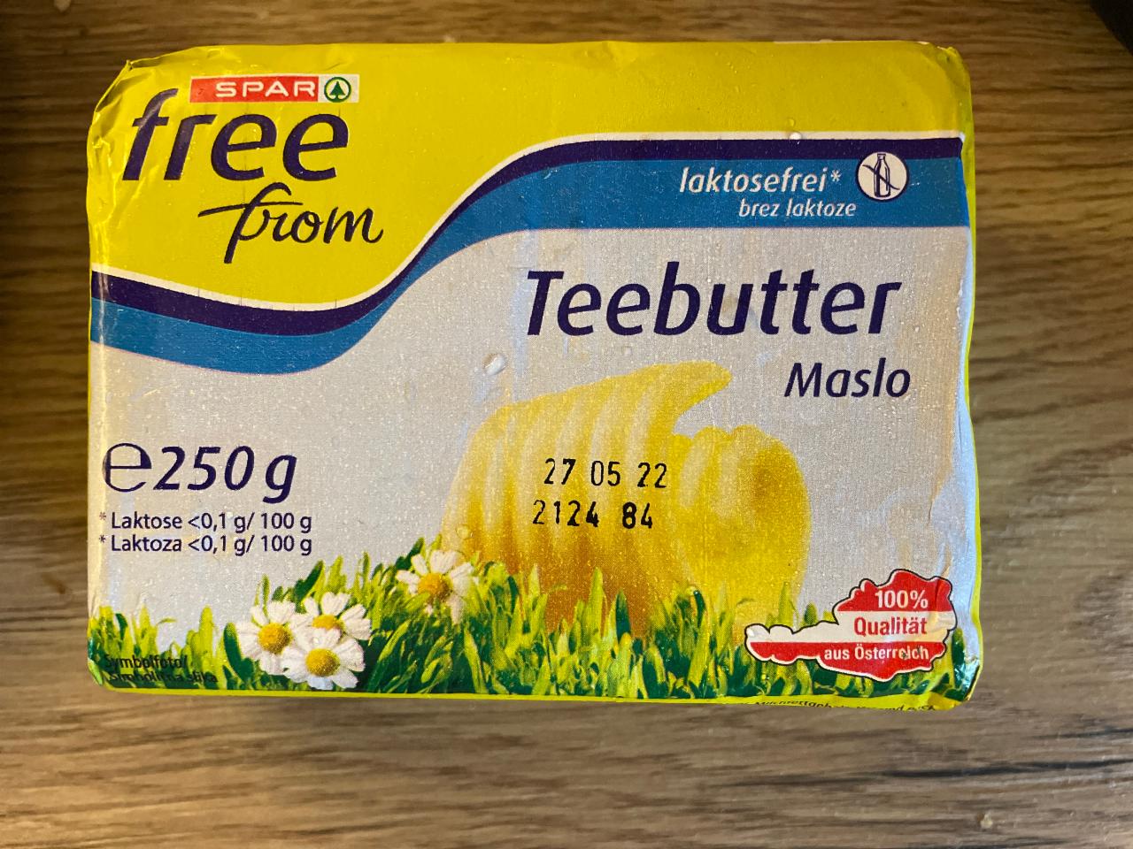 Fotografie - Teebutter Maslo Spar