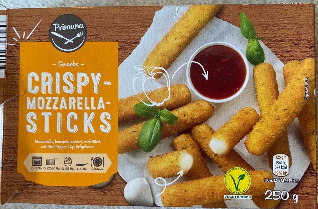 Fotografie - Crispy-Mozzarella Sticks Primana