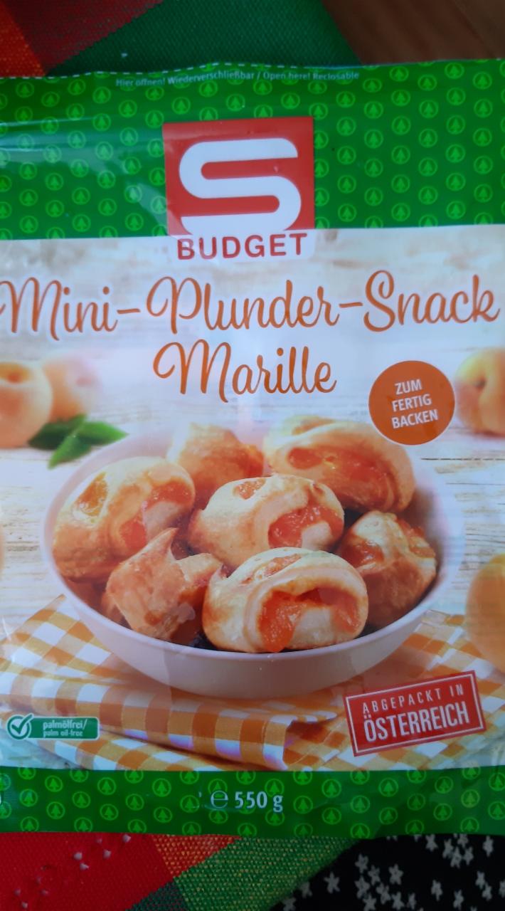 Fotografie - Mini Plunder Snack Marille S Budget