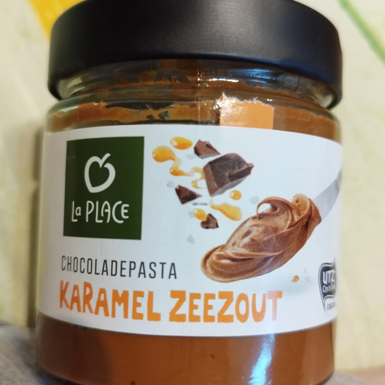 Fotografie - chocoladepasta karamel zeezout La Place