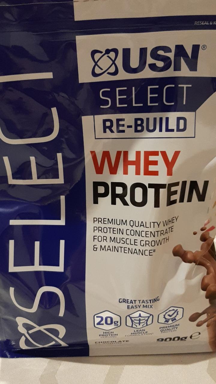 Fotografie - Select Re-build Whey Protein Chocolate USN