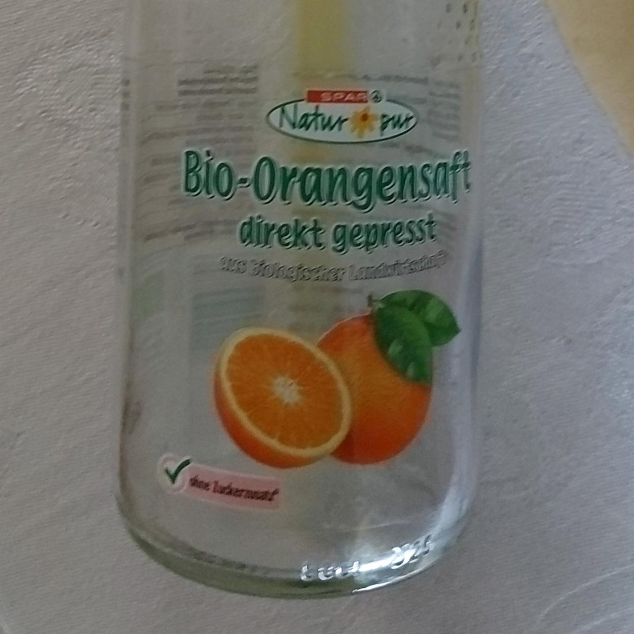 Fotografie - Bio-Orangensaft Spar Natur pur