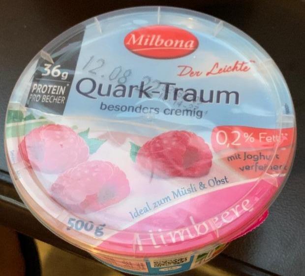 Fotografie - Quark-Traum himbeere Milbona