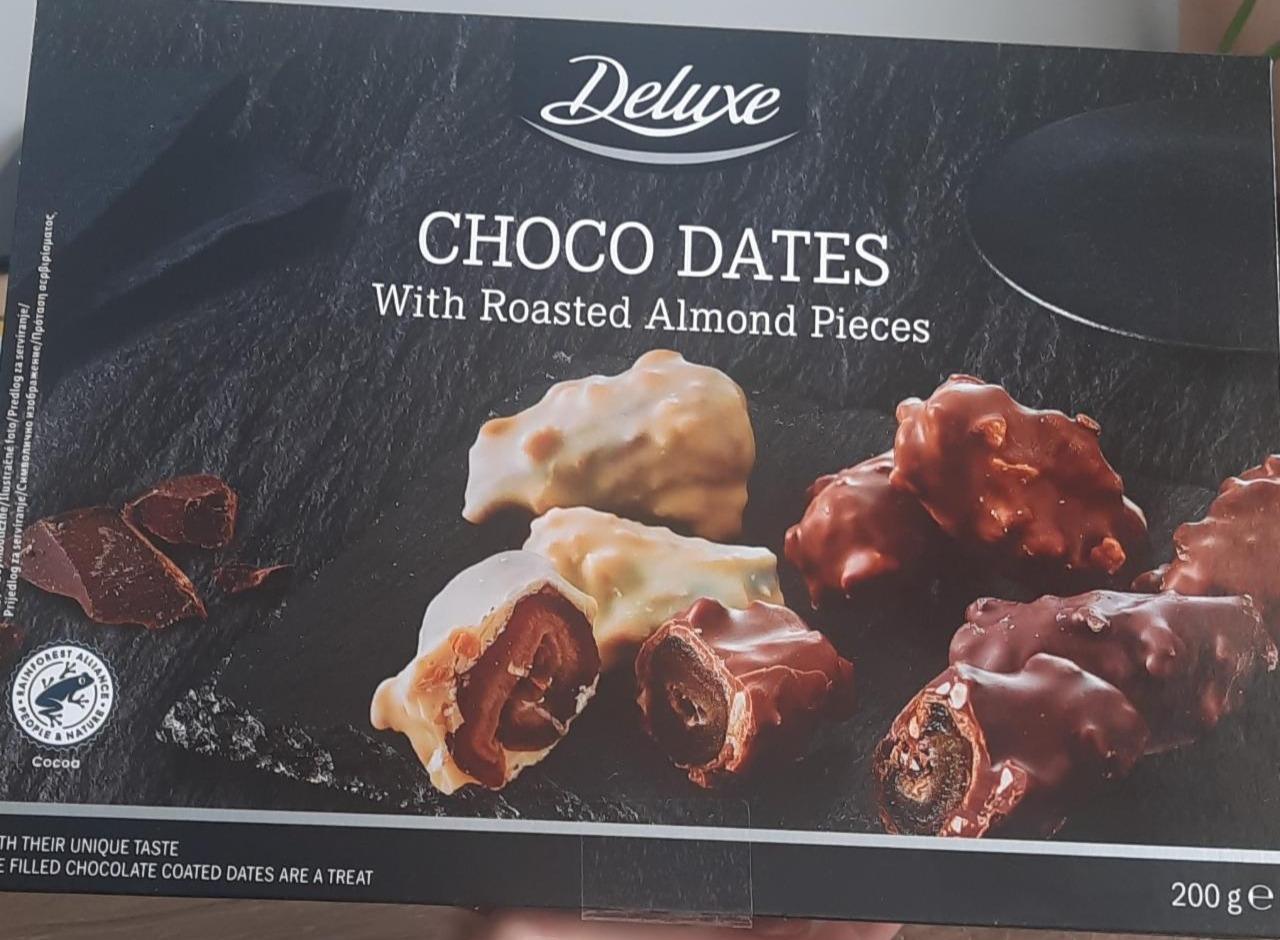 Fotografie - Choco Dates with roasted almond pieces Deluxe