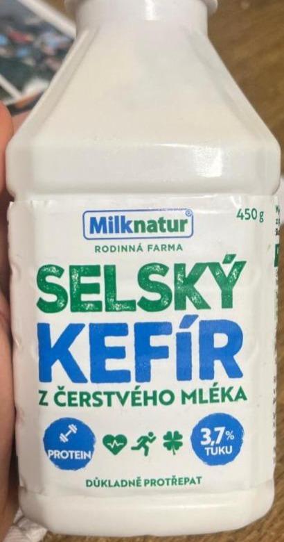 Fotografie - Kefír Selský z čerstvého mléka 3,7% tuku Milknatur