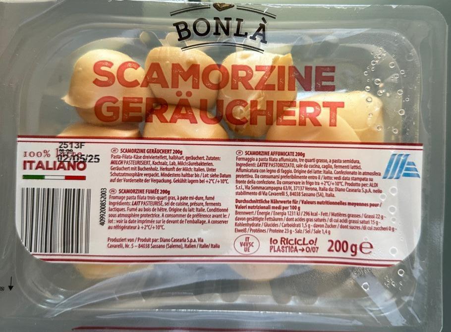 Fotografie - Scamorzine Geräuchert Bonlá