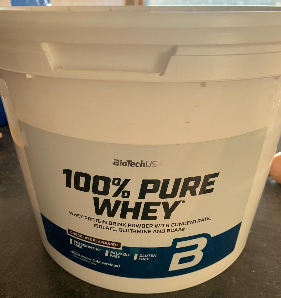 Fotografie - 100% pure whey BiotechUSA chocolate