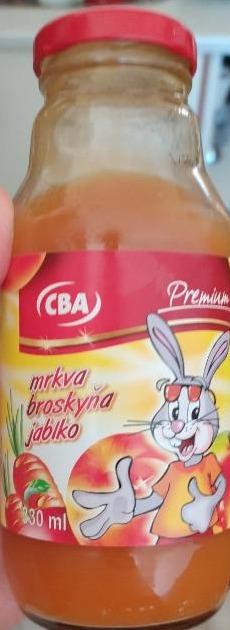 Fotografie - CBA Premium mrkva broskyňa jablko