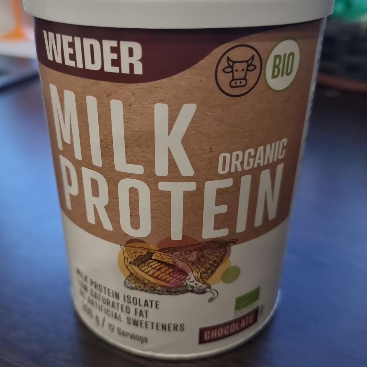Fotografie - Milk protein organic chocolate Weider