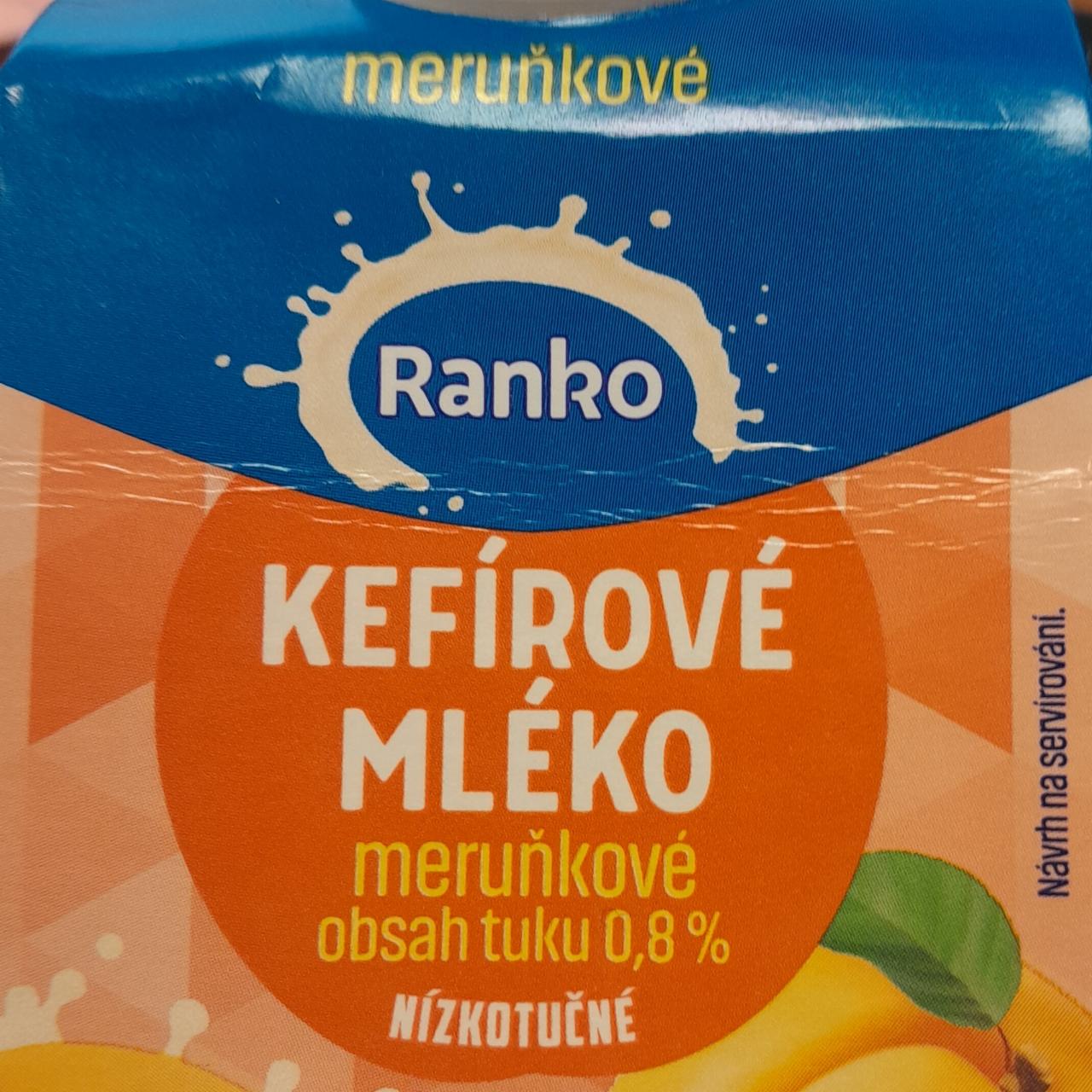 Fotografie - Kefírové mléko meruňkové nízkotučné Ranko