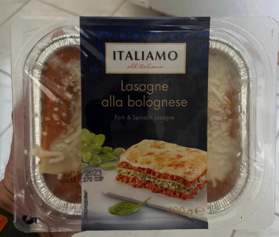 Fotografie - Lasagne alla bolognese Pork & Spinach Lasagne Italiamo