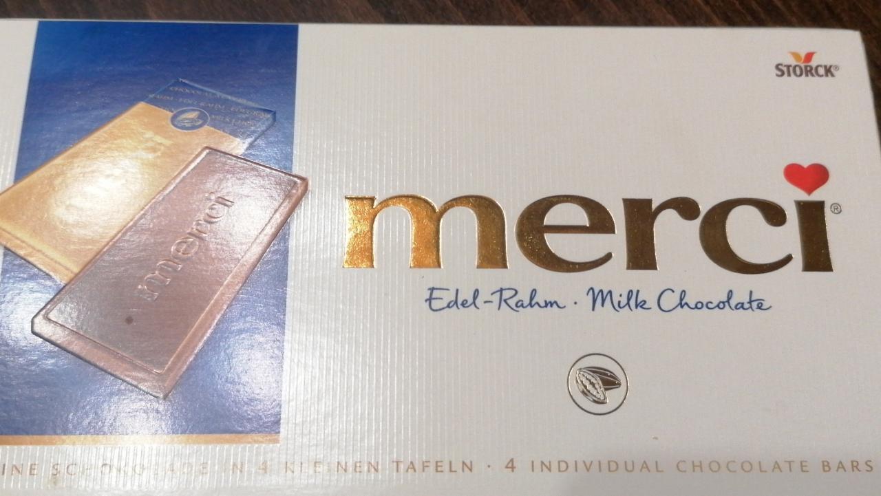 Fotografie - Merci Milk chocolate