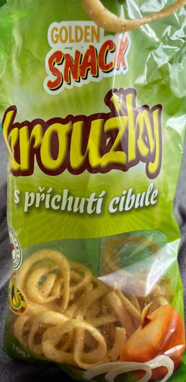 Fotografie - Kroužky s příchutí cibule Golden Snack