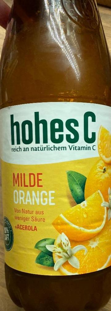 Fotografie - Milde orange + acerola (pomerančová a acerolová šťáva) Hohes C