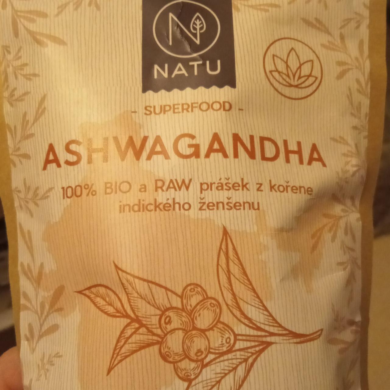 Fotografie - Ashwagandha 100% Bio a Raw prášek Natu