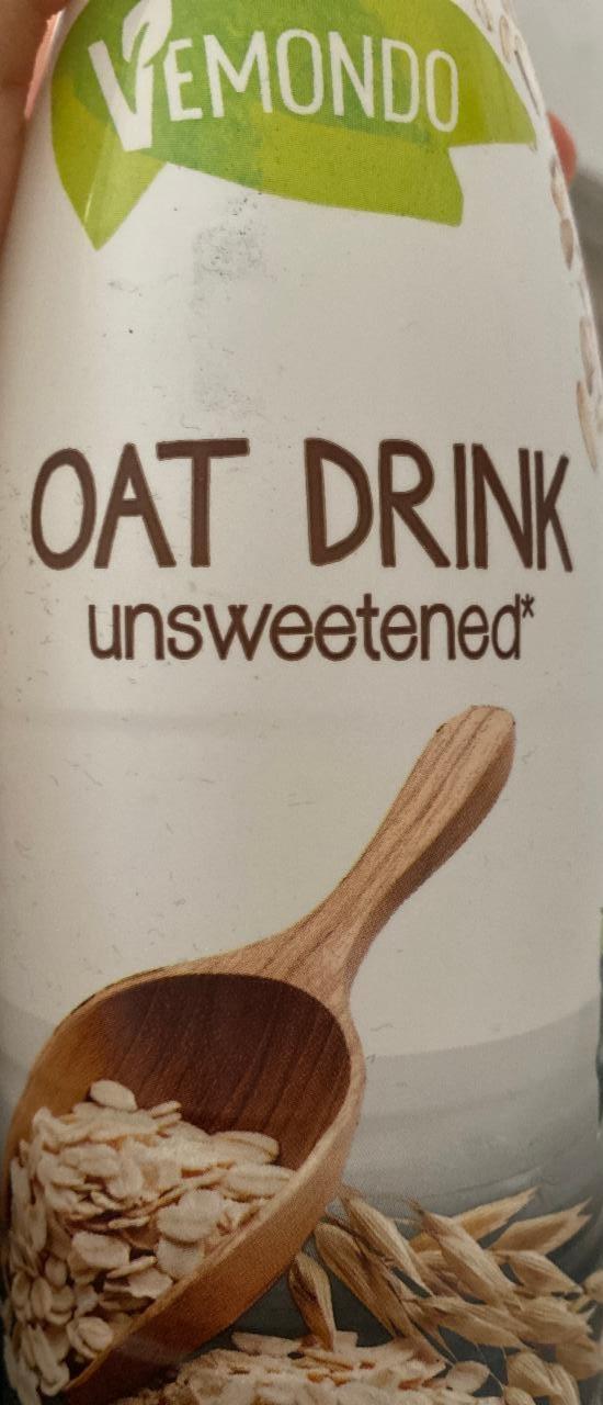 Fotografie - Oat Drink unsweetened Vemondo