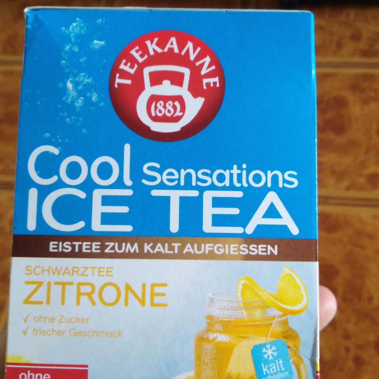 Fotografie - Cool Sensations Ice Tea Schwarztee Zitrone Teekanne