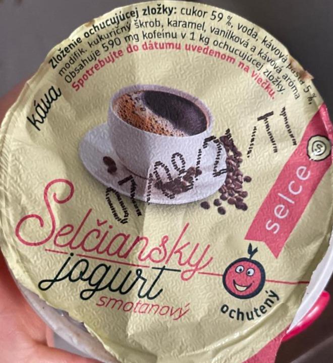Fotografie - Selčiansky jogurt smotanový ochutený káva Selce